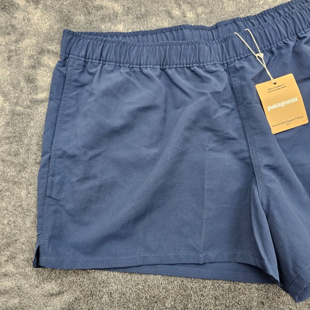 Patagonia Barely Baggie Shorts Womens XL Tidepool Blue 2.5" inseam quick dry NEW - Picture 3 of 13